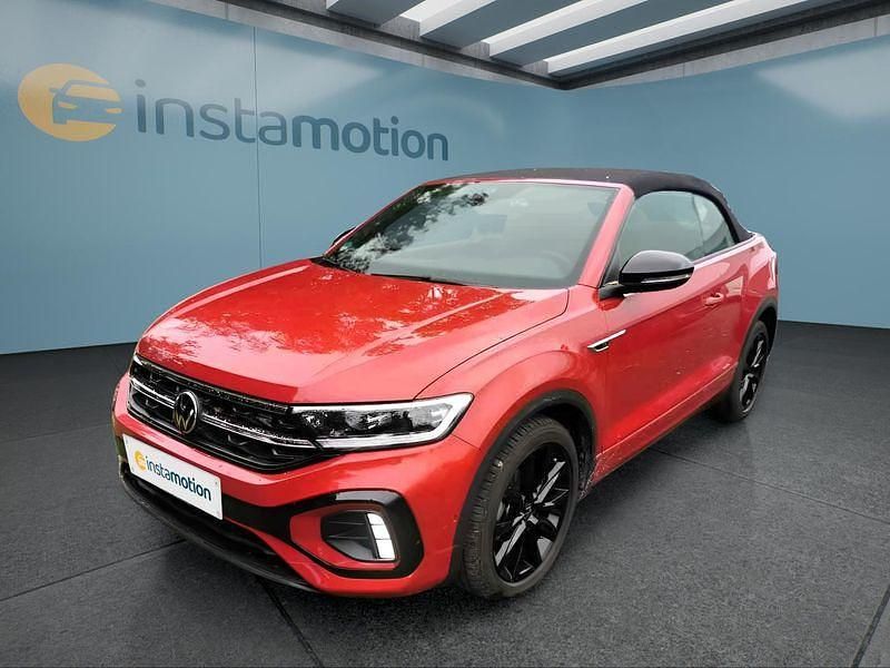Schwarz Gebraucht 2022 VW T-Roc Cabriolet Cabrio | 30.599 € (Fairer Preis) - Bild 1/4
