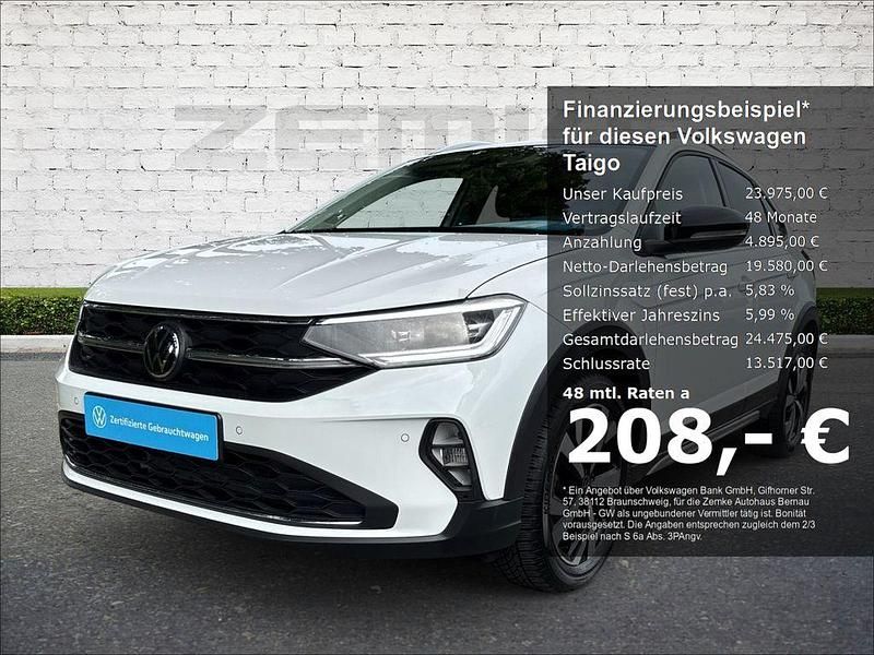 Gebraucht VW Taigo Style 150 PS (110 kW) 2023 Weiss SUV