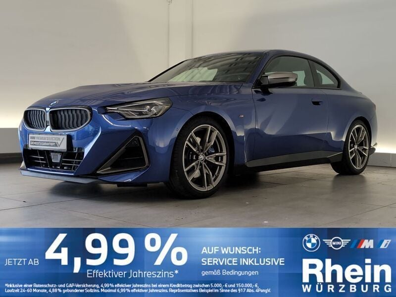 Blau Gebraucht 2024 BMW M240 M Sport Coupé | 46.865 € (Guter Preis) - Bild 1/4