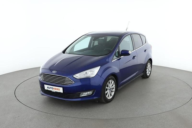 Blau Gebraucht 2017 Ford C-MAX Titanium Van / Kleinbus | 9.970 € (Fairer Preis) - Bild 1/3