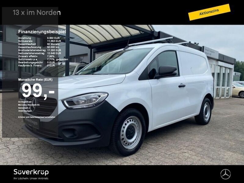 Arktikweiß Gebraucht 2023 Mercedes Citan 108 Van | 17.196 € (Superpreis) - Bild 1/4