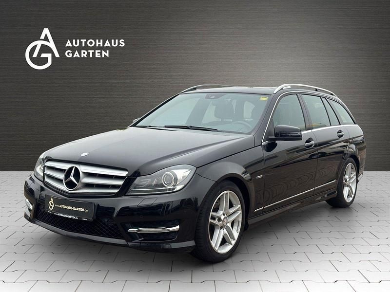 Schwarz Gebraucht 2011 Mercedes C250 AMG line Kombi | 6.950 € (Fairer Preis) - Bild 1/3