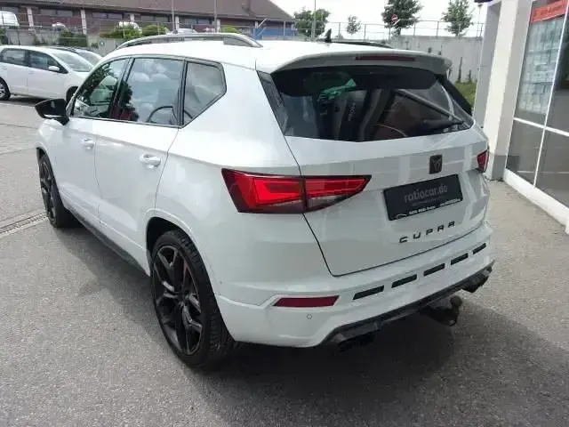 Gebraucht Cupra Ateca VZ 300 PS (220 kW) 2021 Glacial/nevada weiss metallic SUV