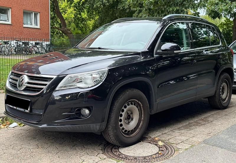 Schwarz Gebraucht 2008 VW Tiguan SUV | 3.900 € (Superpreis) - Bild 1/4