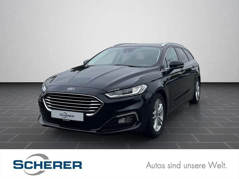 Iridiumschwarz metallic (metallic) Gebraucht 2019 Ford Mondeo Titanium S Limousine | 13.300 € (Guter Preis) - Bild 1/4