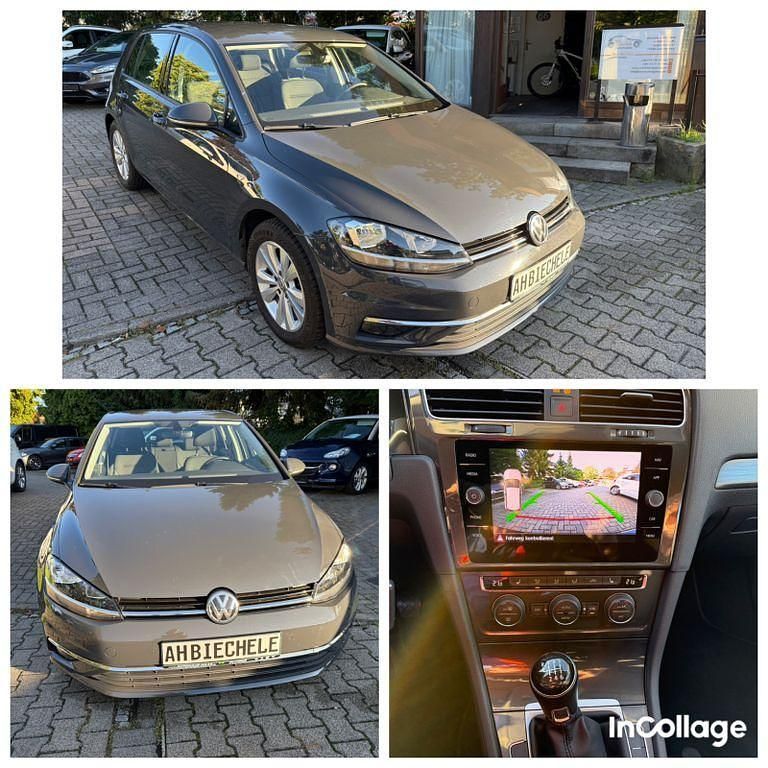 Grau (metallic) Gebraucht 2019 VW Golf VII Comfortline Limousine | 13.989 € (Fairer Preis) - Bild 1/4