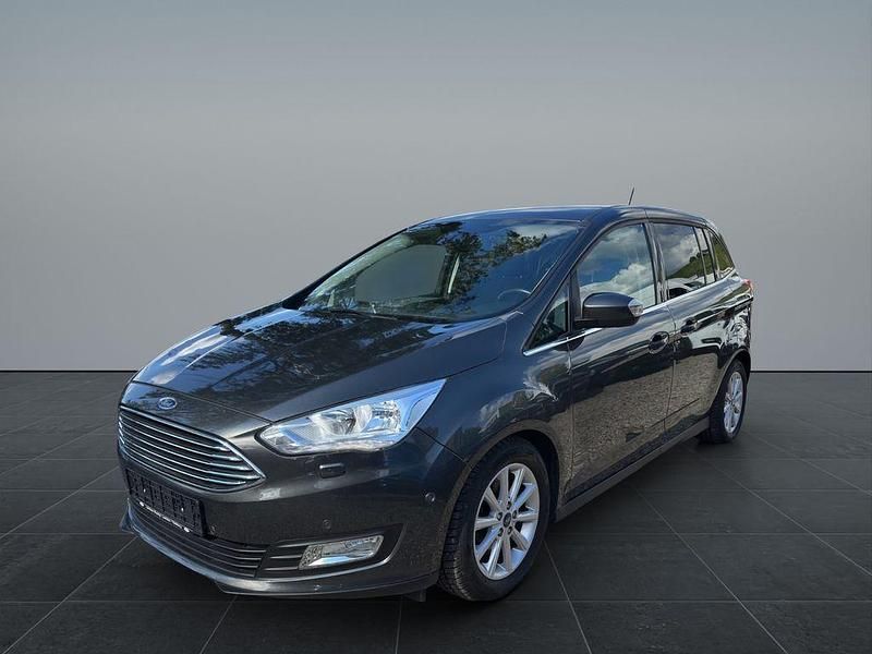 Grau Gebraucht 2018 Ford Grand C-Max Titanium Van / Kleinbus | 12.999 € (Fairer Preis) - Bild 1/4