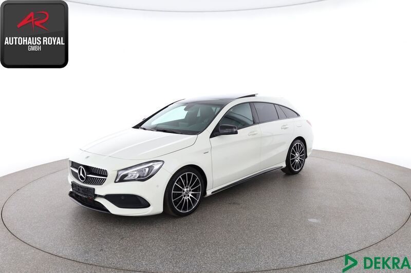 Weiß Gebraucht 2018 Mercedes CLA200 Shooting Brake AMG Kombi | 21.880 € (Fairer Preis) - Bild 1/4