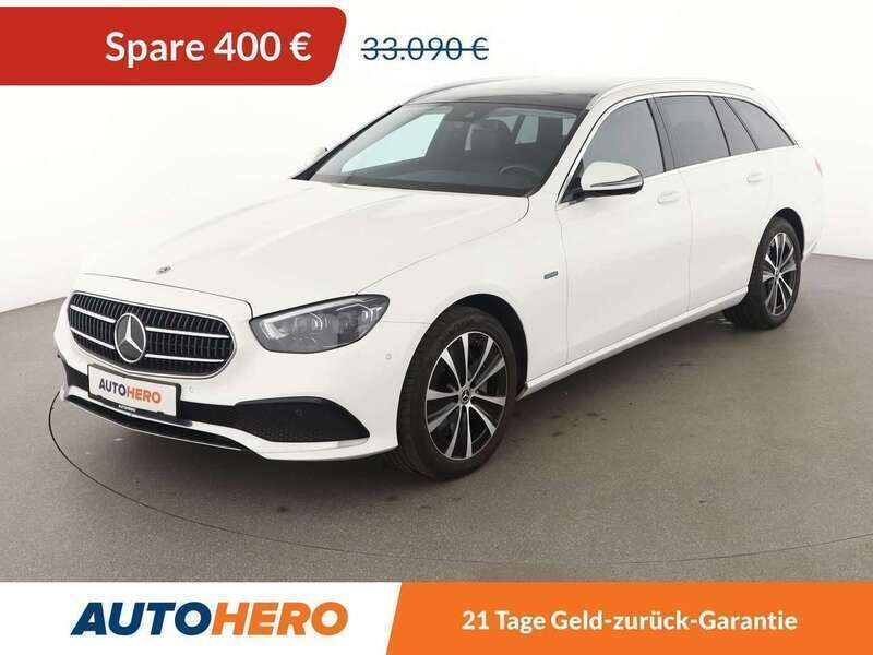 Weiß Gebraucht 2021 Mercedes E300 Avantgarde Limousine | 32.690 € (Guter Preis) - Bild 1/3