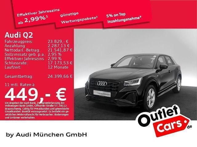 Gebraucht Audi Q2 S-Line 150 PS (110 kW) 2021 Schwarz SUV
