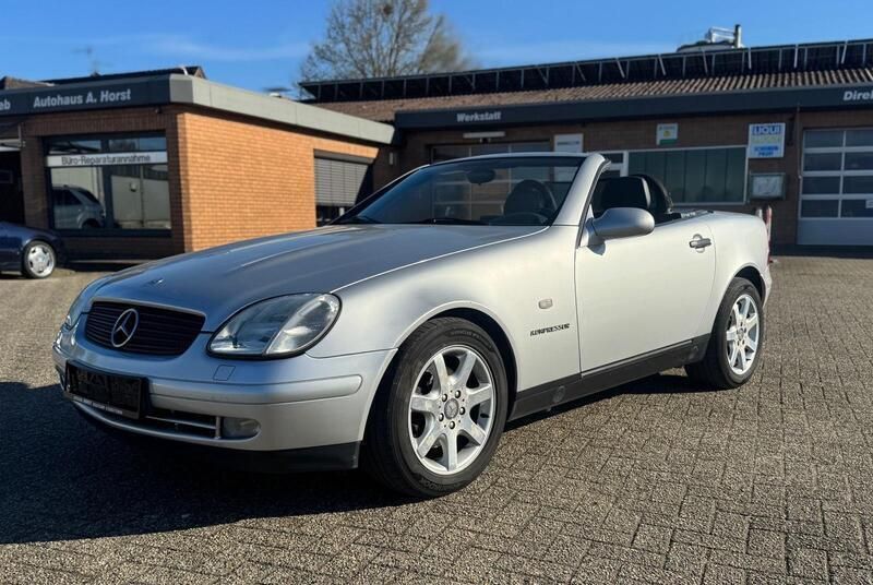 Silber Gebraucht 1997 Mercedes SLK230 Cabrio | 5.200 € (Guter Preis) - Bild 1/4