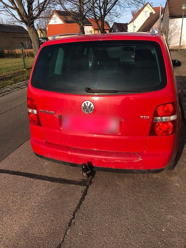 Gebraucht VW Touran Highline 140 PS (102 kW) 2005 Rot Van / Kleinbus