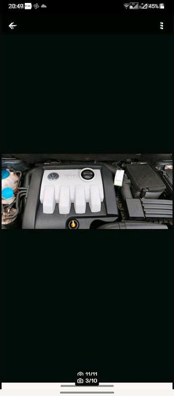 Gebraucht VW Touran 105 PS (77 kW) 2008 Schwarz Van / Kleinbus