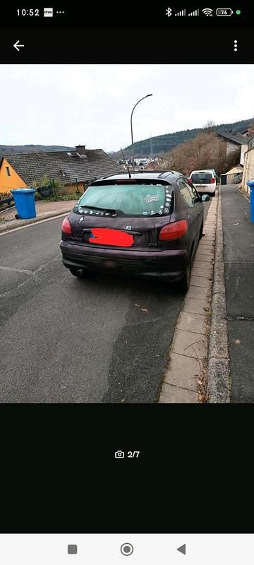 Gebraucht Peugeot 206 75 PS (55 kW) 1998 Andere farben Kleinwagen