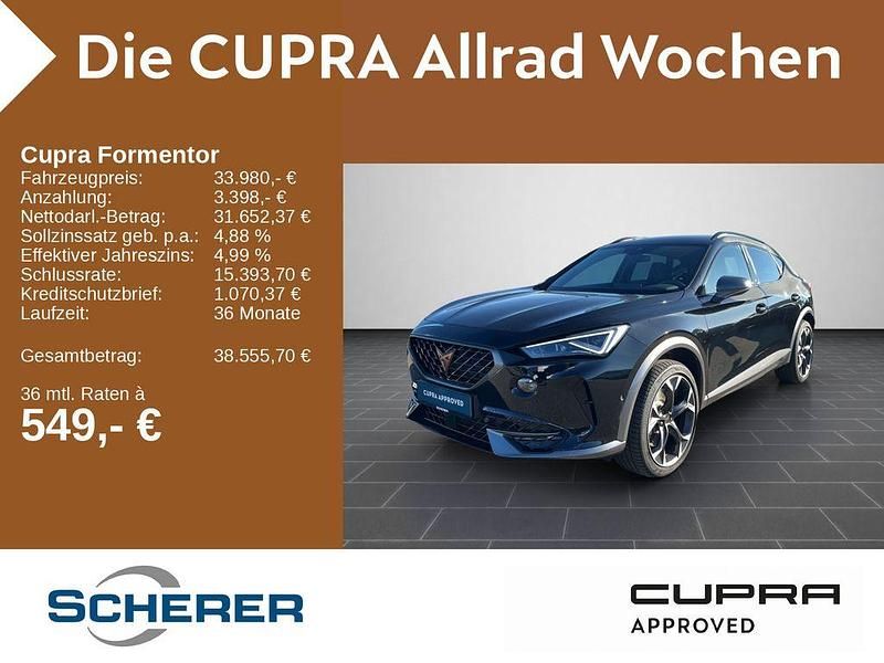 Midnight schwarz metallic (metallic) Gebraucht 2024 Cupra Formentor VZ SUV | 33.980 € (Guter Preis) - Bild 1/4
