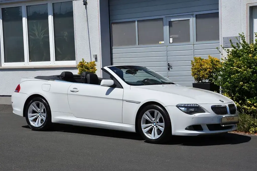 Gebraucht BMW 650 Cabriolet Sport Line 367 PS (269 kW) 2009 Weiß Cabrio
