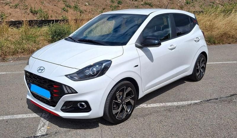 Weiß Gebraucht 2023 Hyundai i10 N Line Kleinwagen | 16.499 € (Guter Preis) - Bild 1/4