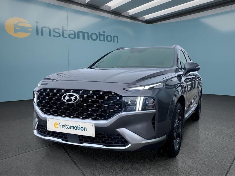 Grau Gebraucht 2021 Hyundai Santa Fe SUV | 33.249 € (Guter Preis) - Bild 1/4