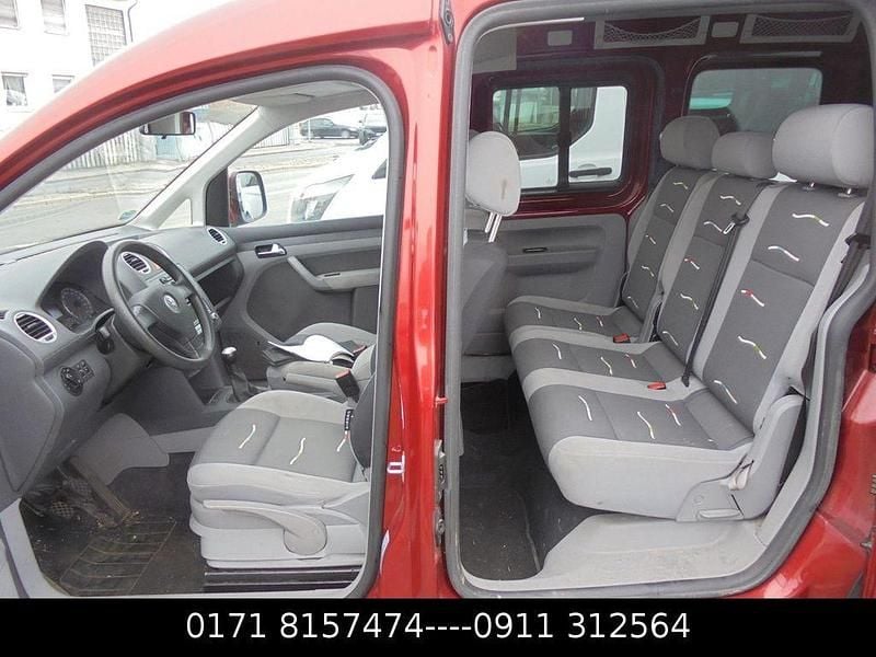 Gebraucht VW Caddy Family 80 PS (58 kW) 2007 Rot Van / Kleinbus