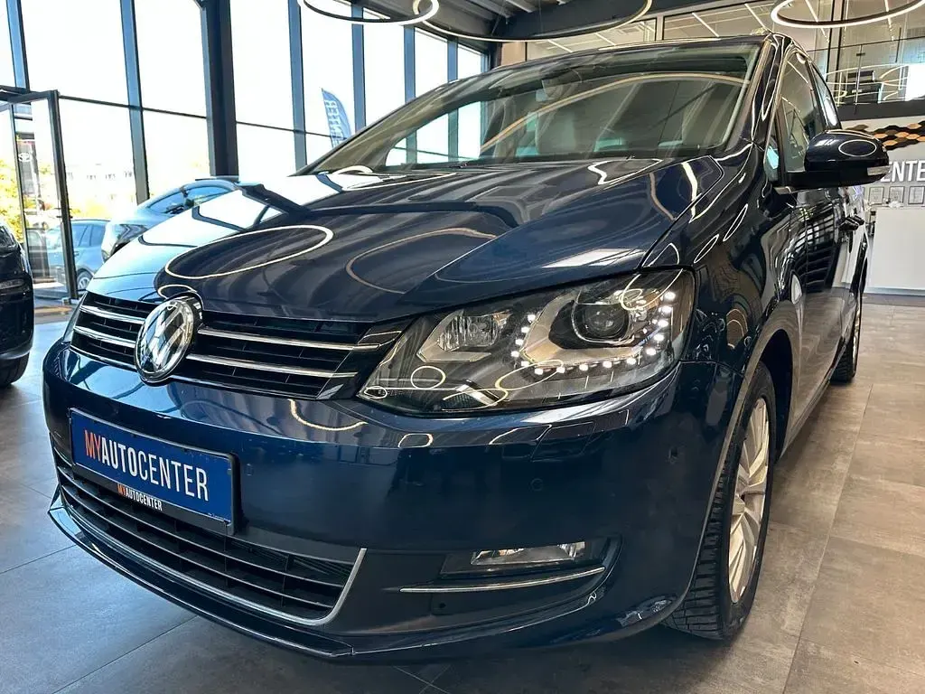 Brugt VW Sharan Highline 150 HK (110 kW) 2017 Grøn MPV