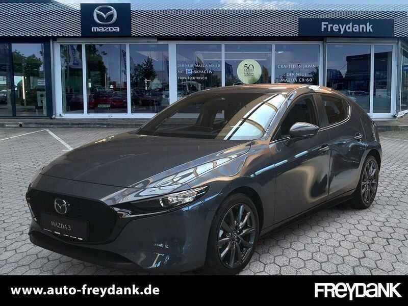 Polymetal gray Gebraucht 2025 Mazda 3 Exclusive-Line | 24.990 € (Superpreis) - Bild 1/4