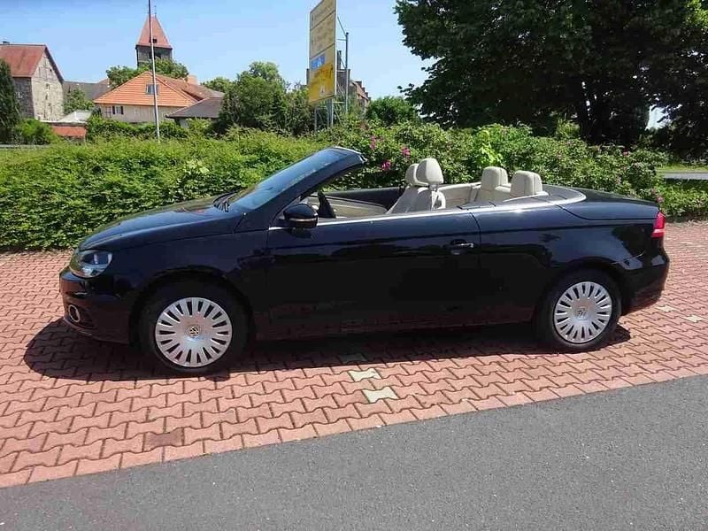 Schwarz Gebraucht 2014 VW Eos Cabrio | 6.900 € (Superpreis) - Bild 1/4