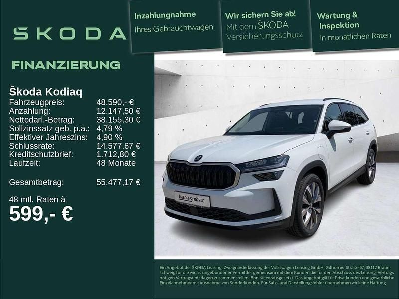 Moonweiß perleffekt Neu 2025 Skoda Kodiaq Selection SUV | 48.590 € (Guter Preis) - Bild 1/4