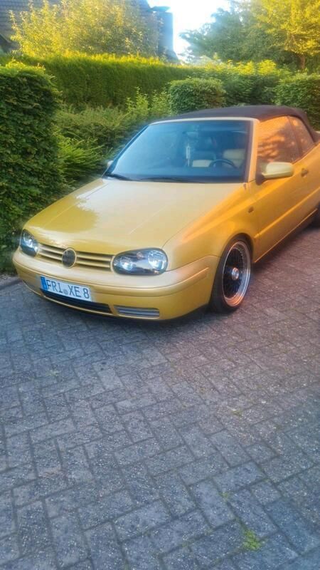 Gold Gebraucht 2004 VW Golf Cabriolet Cabrio | 3.499 € - Bild 1/4