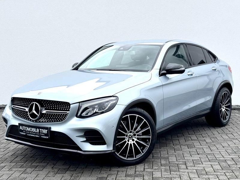 Silber Gebraucht 2018 Mercedes GLC220 AMG line Coupé | 37.990 € (Guter Preis) - Bild 1/4