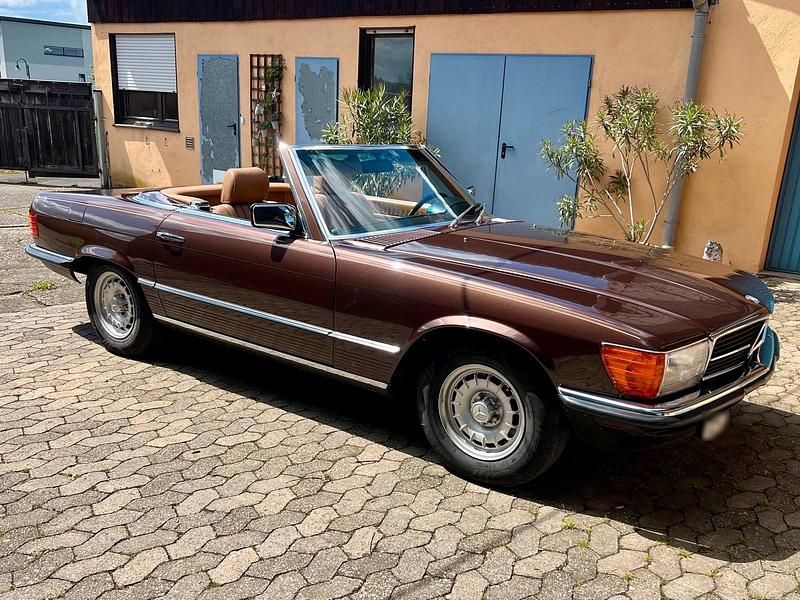 Gebraucht Mercedes SL380 204 PS (150 kW) 1984 Blau Cabrio