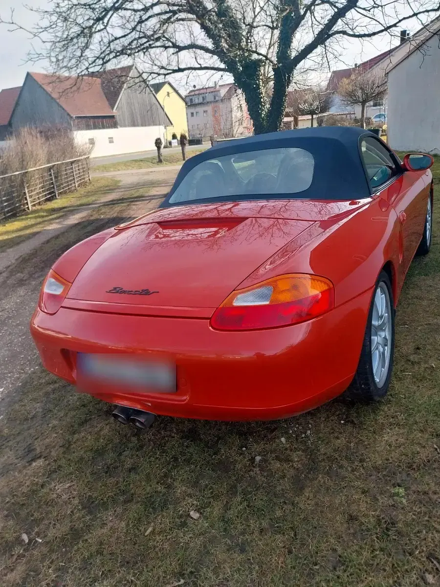 Gebraucht Porsche Boxster 220 PS (161 kW) 2002 Orange Cabrio