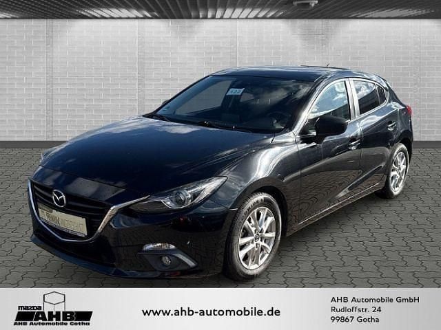 Onyxschwarz metallic Gebraucht 2016 Mazda 3 Center-Line Limousine | 14.490 € (Teuer) - Bild 1/4
