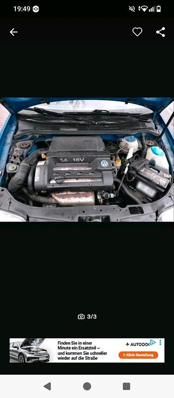 Gebraucht VW Polo 75 PS (55 kW) 2001 Blau Kleinwagen