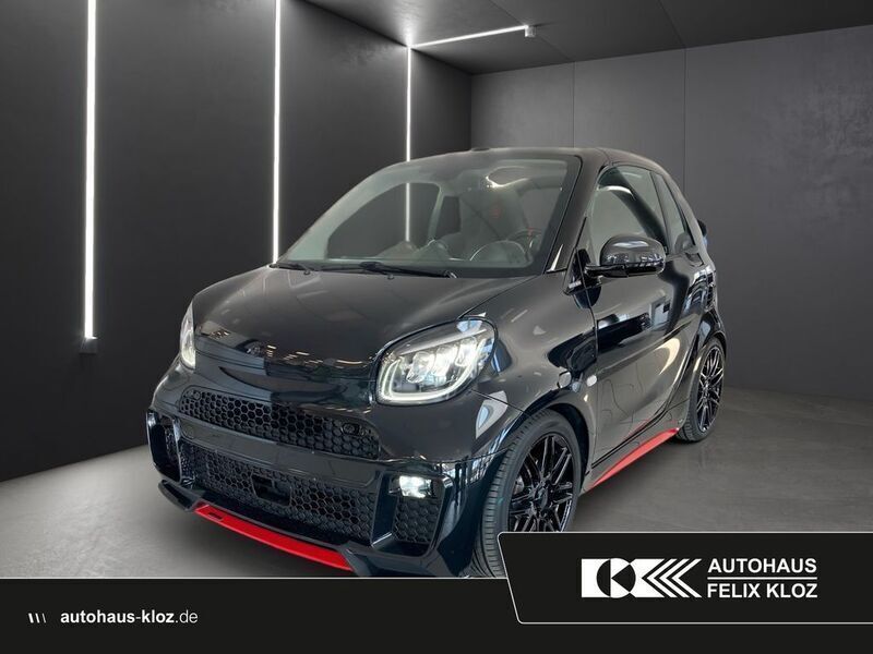 Schwarz Gebraucht 2022 Smart ForTwo Electric Drive Brabus Cabrio | 35.590 € - Bild 1/4