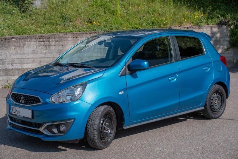 Blau Gebraucht 2016 Mitsubishi Space Star Edition+ Kleinwagen | 7.999 € (Fairer Preis) - Bild 1/4