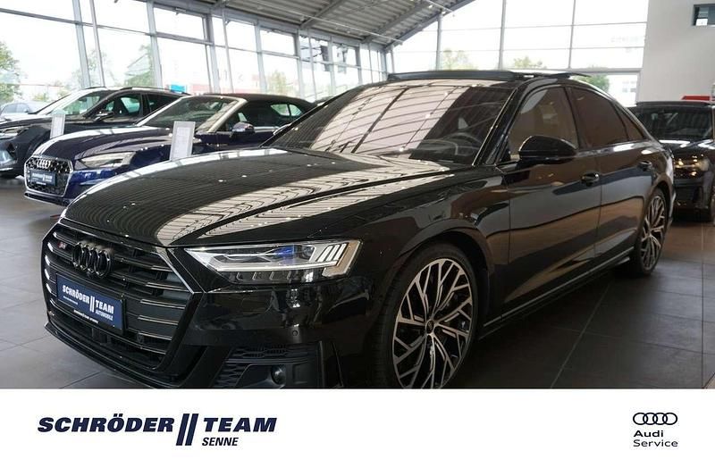 Mythosschwarz metallic Gebraucht 2021 Audi S8 Ambiente Limousine | 76.590 € (Fairer Preis) - Bild 1/4