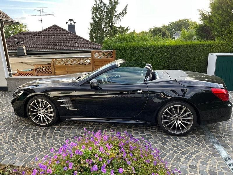 Schwarz Gebraucht 2019 Mercedes SL500 Cabrio | 78.500 € (Fairer Preis) - Bild 1/4