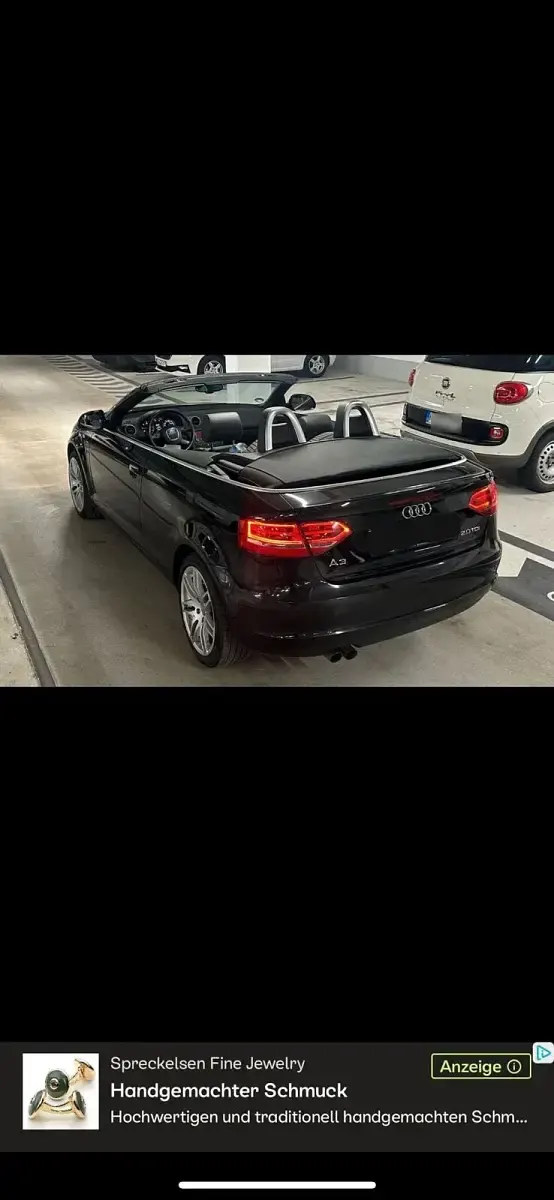 Gebraucht Audi A3 Cabriolet 140 PS (102 kW) 2008 Schwarz Cabrio