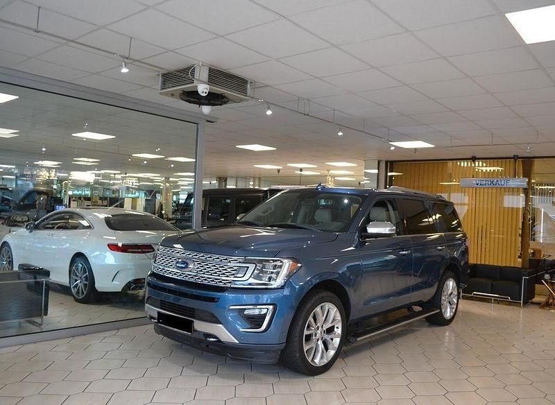 Blau Gebraucht 2018 Ford Expedition Platinum SUV | 59.900 € - Bild 1/4