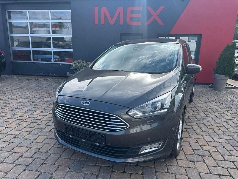 Grau Gebraucht 2019 Ford Grand C-Max Titanium Van / Kleinbus | 14.990 € (Guter Preis) - Bild 1/4