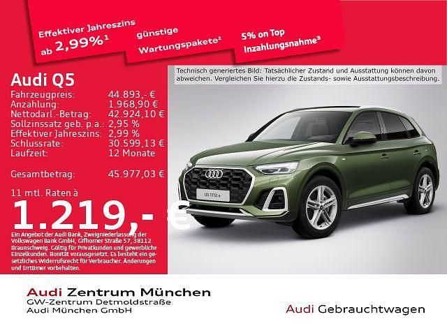 Distriktgrün metallic Gebraucht 2022 Audi Q5 Ambiente SUV | 44.893 € (Teuer) - Bild 1/1