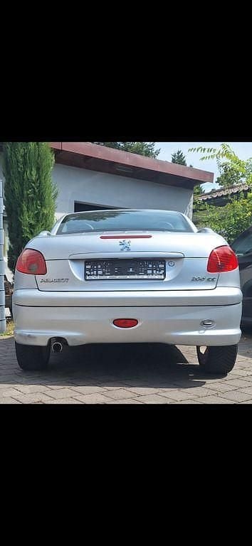 Silber Gebraucht 2003 Peugeot 206 CC Filou Cabrio | 600 € (Guter Preis) - Bild 1/4
