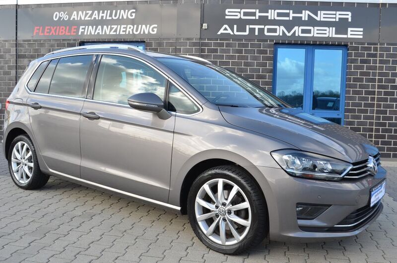 Grau Gebraucht 2014 VW Golf Sportsvan Highline Van / Kleinbus | 9.750 € (Fairer Preis) - Bild 1/4