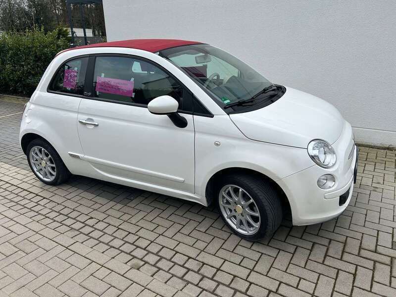Weiß Gebraucht 2011 Fiat 500C Pop Cabrio | 5.900 € (Fairer Preis) - Bild 1/4
