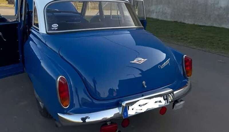 Blau Gebraucht 1957 Wartburg 311 Limousine | 6.600 € - Bild 1/4