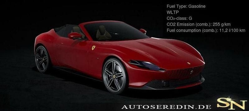 Rosso mugello 325 Neu 2025 Ferrari Roma Coupé | 321.300 € - Bild 1/3