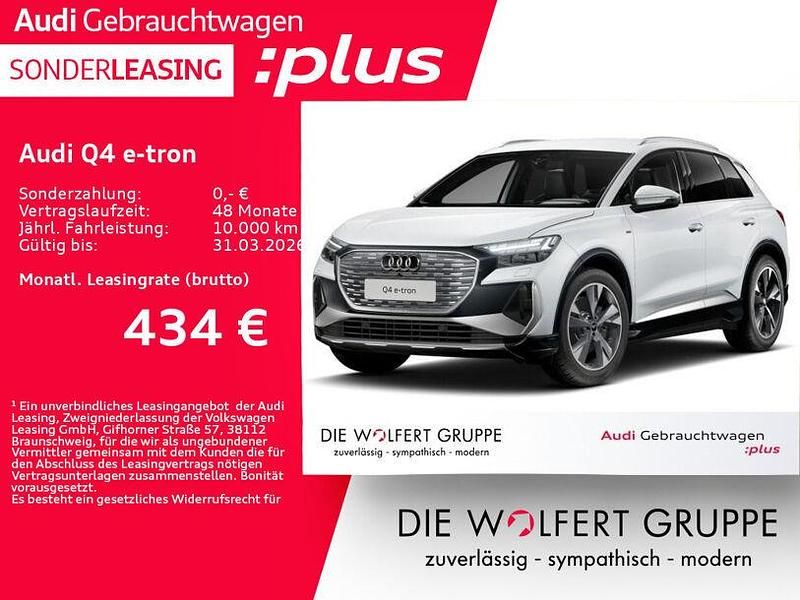 Gebraucht Audi Q4 e-tron Ambiente 210 kW (286 PS) 2025 Gletscherweiß metallic SUV