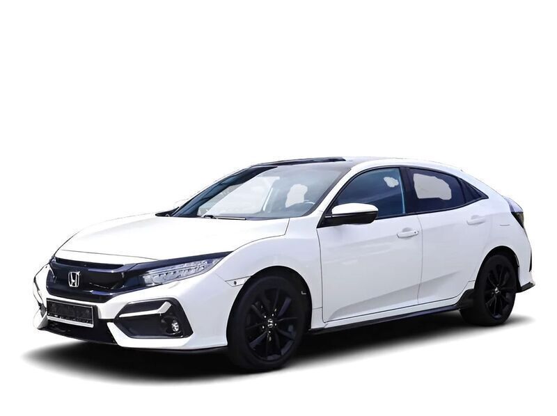 Weiss Gebraucht 2021 Honda Civic Sport Plus Limousine | 23.977 € (Etwas zu teuer) - Bild 1/4
