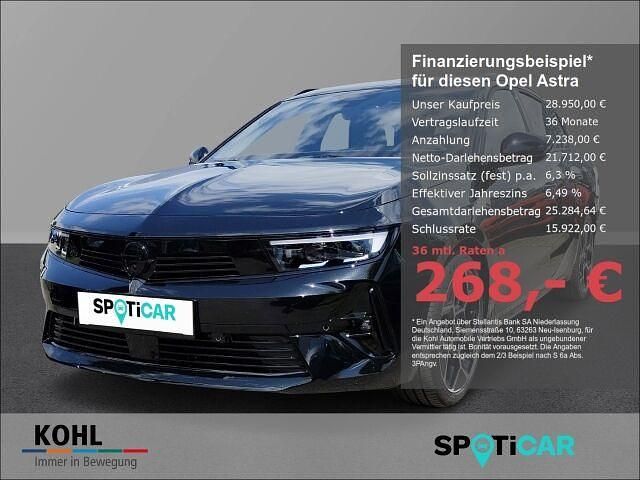 Gebraucht Opel Astra Ultimate 131 PS (96 kW) 2024 Metallic) (schwarz Kombi