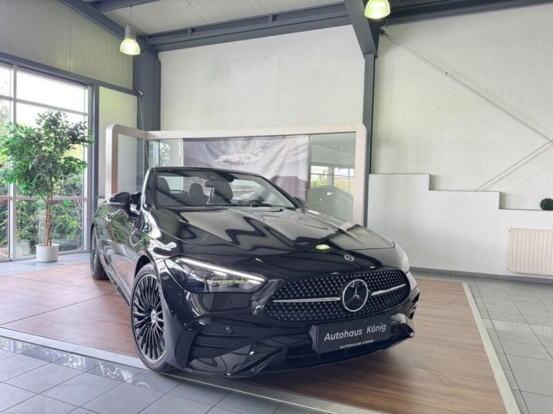 Schwarz Gebraucht 2024 Mercedes CLE300 AMG Line Premium Cabrio | 65.950 € - Bild 1/4
